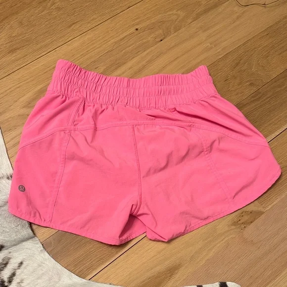 lululemon Bright Pink Women's Athletic Shorts - Picture 2 of 3